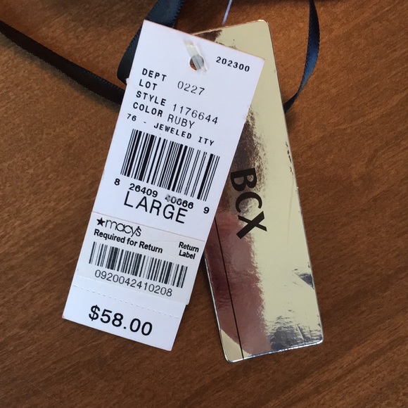 Ruby red cocktail party dress rhinestone jewels Y2K homecoming dance NWT 💃🏻 - Picture 14 of 16